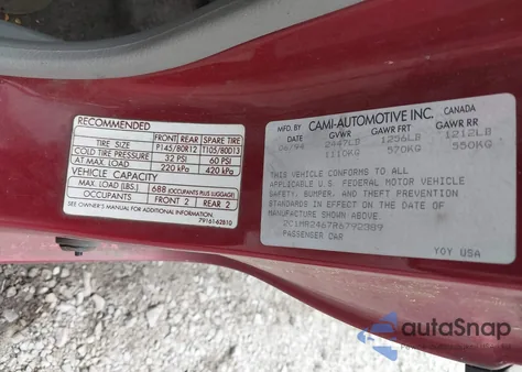 1994 Geo Metro from USA, damaged, VIN 2C1MR2467R6792389